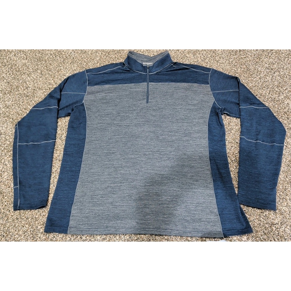 EUC Kuhl Ryzer 3112 1/4 Zip Long Sleeve Shirt Midnight Men's XXL - MSRP $99